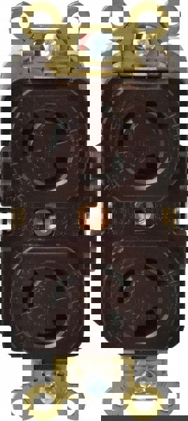 125 VAC, 15 Amp, L5-15R NEMA, Self Grounding Receptacle